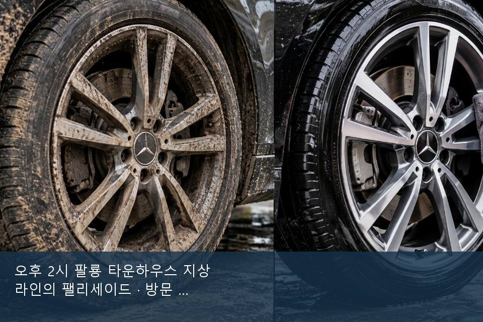 오후 2시 팔룡 타운하우스 지상 라인의 팰리세이드 · 방문 전에 확인한 것